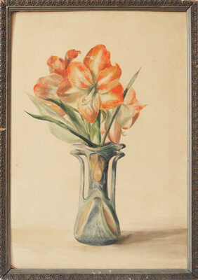 Неизвестный художник. Амариллисы 